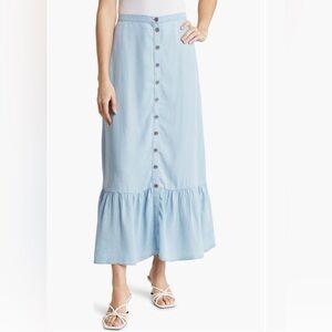 DR2 by Daniel Rain..Ruffle Denim Skirt❣️